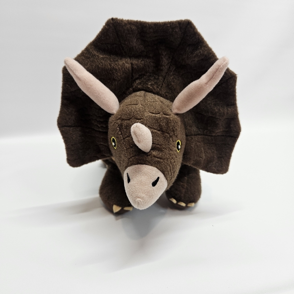 Kohl's Cares Brown Triceratops Dinosaur 13" Plush Golden Books Stuffed Animal